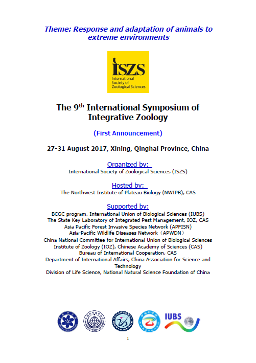 The 9th International Symposium of Integrative Zoology