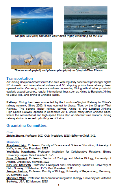 The 9th International Symposium of Integrative Zoology